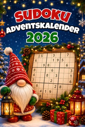 Sudoku Adventskalender 2026 — Produktabbildung