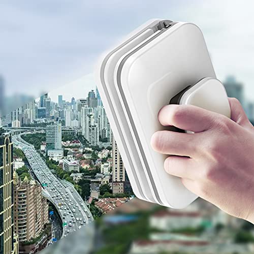 両面 ガラスクリーナー ガラス掃除プロ用ツール 窓掃除 磁石 両面窓 90度回転 ガラス拭き マグネット式 両面ガラスクリーナー ガラス拭き用品 ガラス掃除 両面 落下防止 ロープ付き 磁気面クリーナー 両面 省力 落下防止 安全設計 窓拭き スクイジー