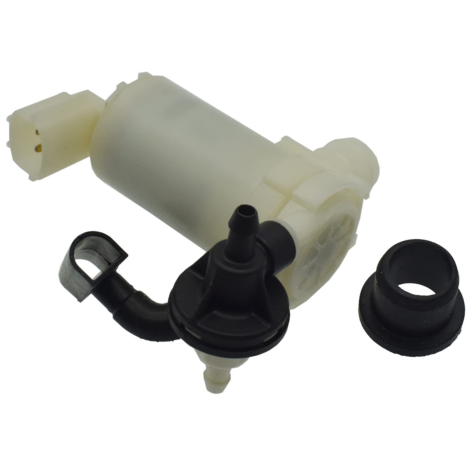 Pompa Lavavetri Anteriore Frankberg - Compatibile Con 2 DE DH, 2 Poli, 12V, Sostituisce #2224663A