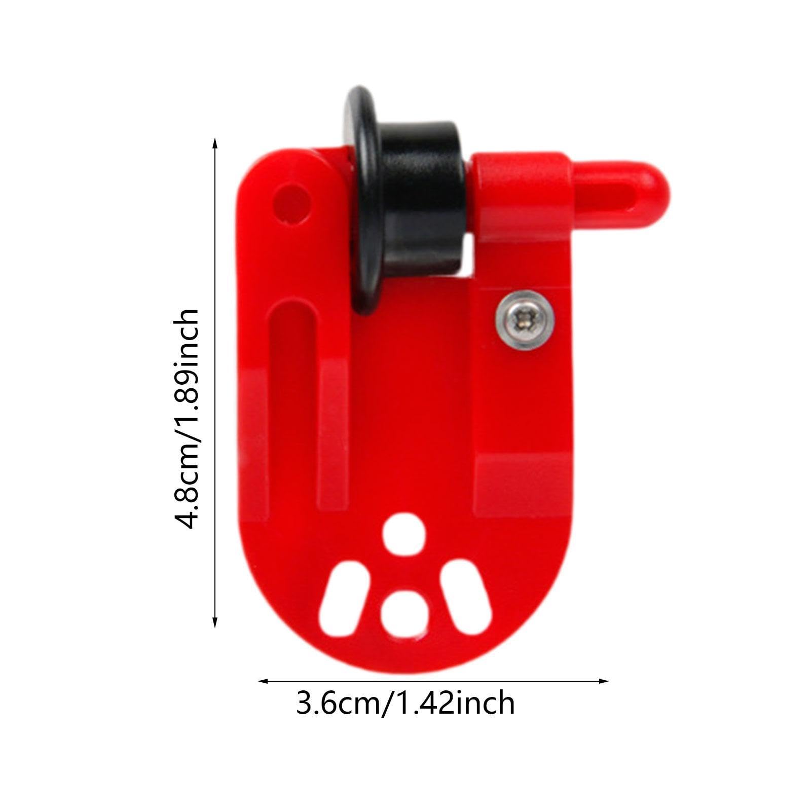 rockible Heavy Tension Snap Release Clip Downrigger Release Clip Replacement, Line Separator,Fishing Line Clip for Sea Fishing Gear, Red