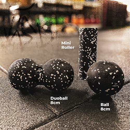 Faszientraining Set Mini Faszienrolle und 8cm Ball – Faszienset zur effektiven Faszien & Triggerpunkt Behandlung – punktuelle Massage inkl. Anleitung - Image 4
