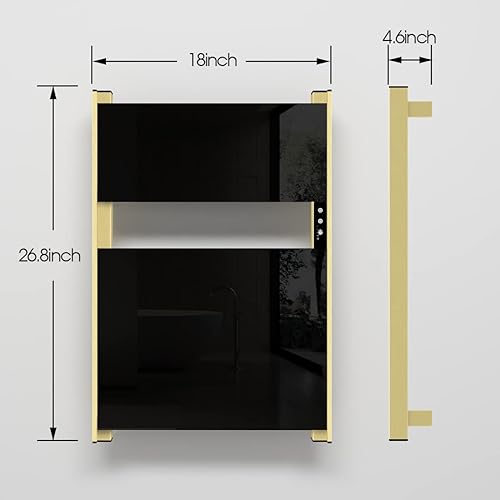 Miniatura 33 de Calentadores de toallas para baño, calentador de toallas con temporizador, toallero térmico montado en la pared, calentador de toallas eléctrico