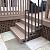 Black Stairs Handrail,Stair Railing for Outdoor Steps Side Walls, Handrail Side Mount U-Shaped Stair Railing Handrail,for Indoor and Outdoor Garden Attic Steps Decoration Staircase Handrails ( Size :