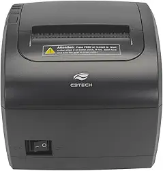 Impressora Termica de Recibos e Cupom C3Tech IT-100 USB e Lan, com guilhotina e serrilha, Sistema ESC, POS, Utilitario compatível com Windows e Linux, SDK compatível com iOS, Android, Windows
