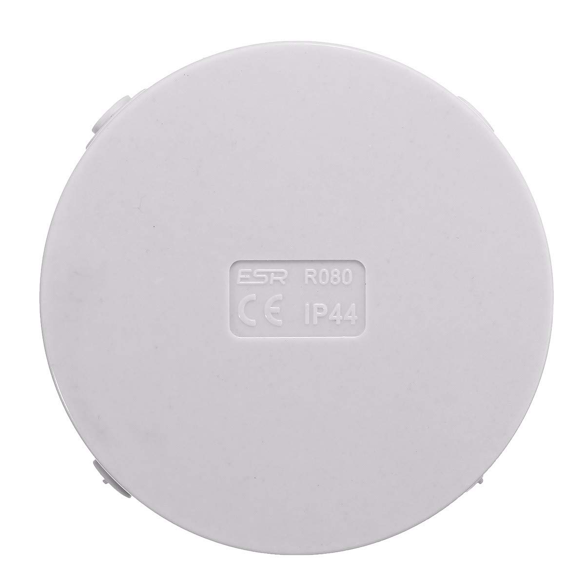 RanDal 10Pcs Set 80X40Mm Abs Ip44 Scatola Di Giunzione Elettrica Impermeabile A Forma Rotonda Impermeabile Scatola Di Progetto Elettrico Con 4 Passacavi Cavo Per Fai Da Te Elettrico