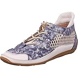 Decksohle: Leder Softwaves Damen Schnuerschuhe 4.69.57B blau 399067