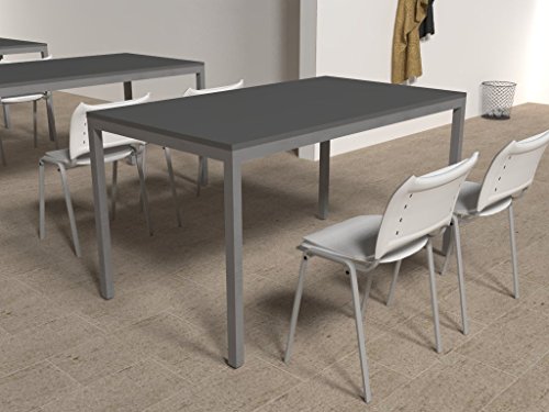 MESA DE OFICINA PERIMETRAL 180X80CM. (GRIS) ENVIO GRATUITO A PENÍNSULA