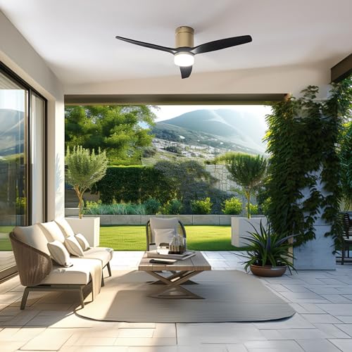 Cecotec Deckenventilator EnergySilence Aero 5600 Aqua GoldBlack Connected – Ansicht 4