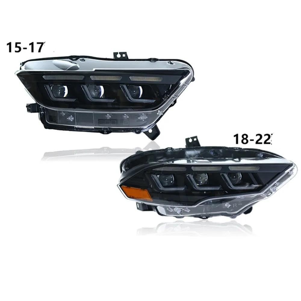 Phares Droit Xenon Pour Ford Mustang 2015-2024 - Compatible Modèles Récents, Neuf