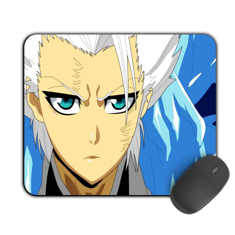 Image of Printed Designer Mouse Pad Toshiro Face (200MM X 240 X 3MM) Enhance Gaming and Work Performance Comfortable and Precise Non-Slip Water Proof Bleach Mouse Pad.