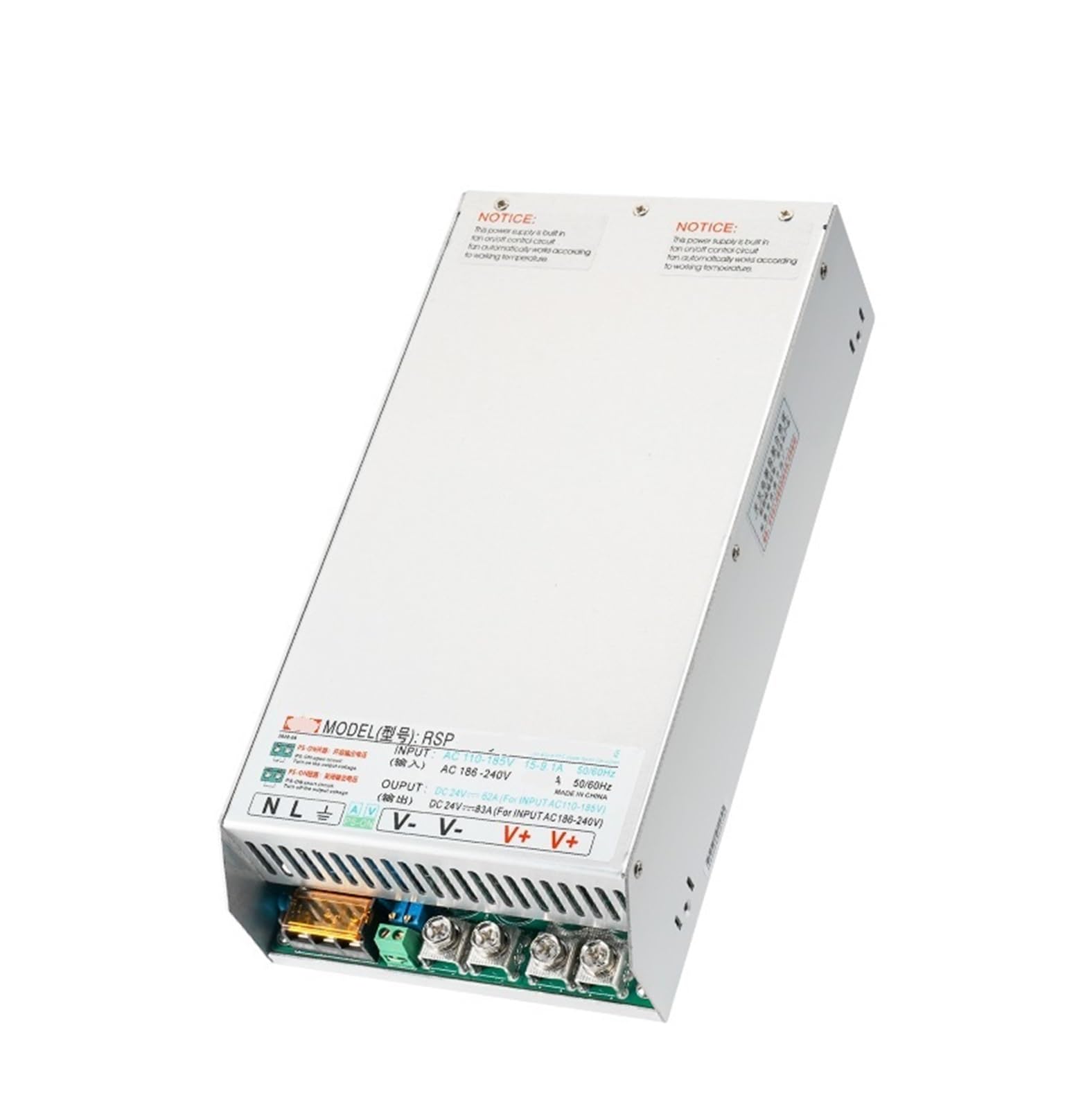 Alimentation à découpage PFC Active RSP-2000W 48 V haute précision