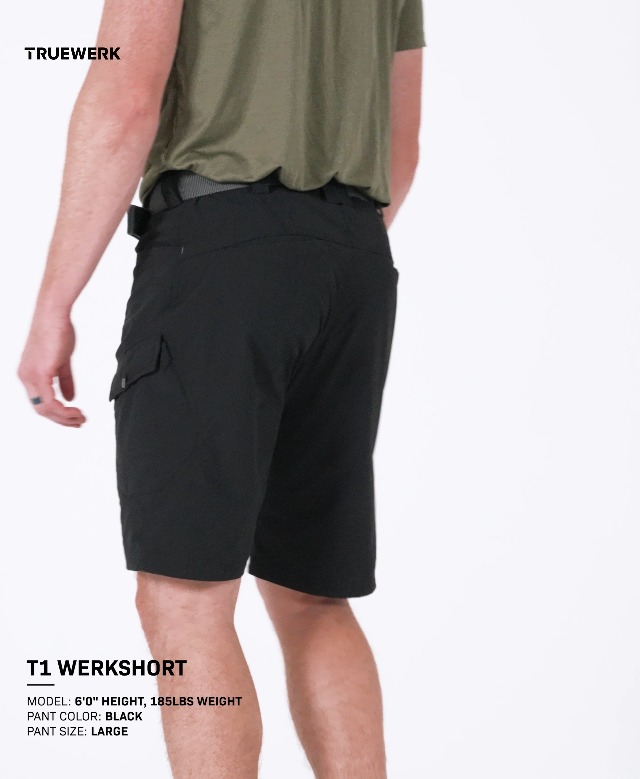 Amazon.com: TRUEWERK Men's T1 WerkShort - Black, 28W x 11L | Hot