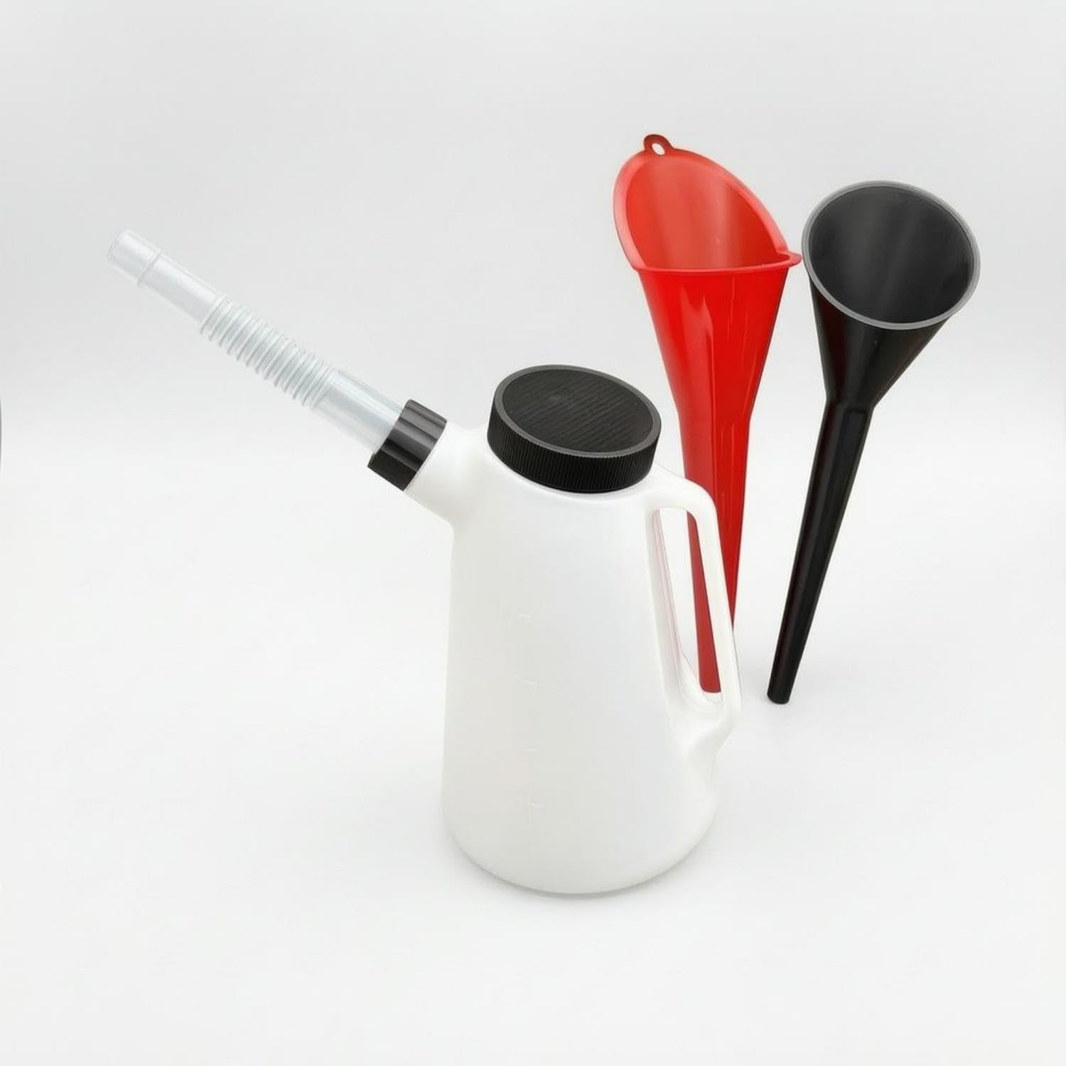 SNAPPSY Measurement Marks Oil Jug Handle Measuring Oil Jug HDPE