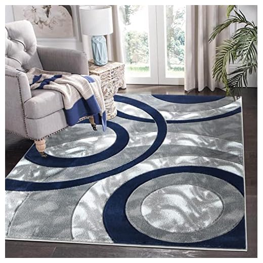 GLORY RUGS Soft Hand Carved Area Rug