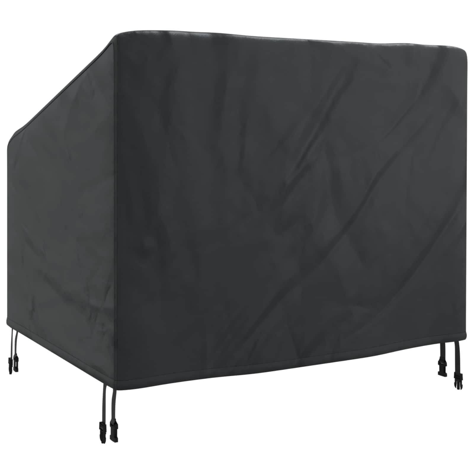 Copertura per sedia da giardino, 96 x 79 x 74 cm, tessuto Oxford 210D, nero, impermeabile, protezione UV, telone per mobili per terrazza, balcone, giardino