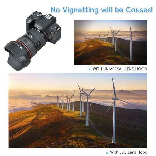 JJC EW-88C Reversible Lens Hood Shade para Canon EF 24-70mm f/2.8L II USM miniatura 3