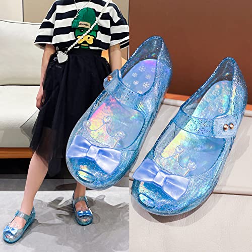 Princess Jelly Sandals for Girls Toddler Dress Up Shoes Cosplay Clear Sandals Summer Cute Little Kids Glitter Sparkle Party Dancing Mary Jane2