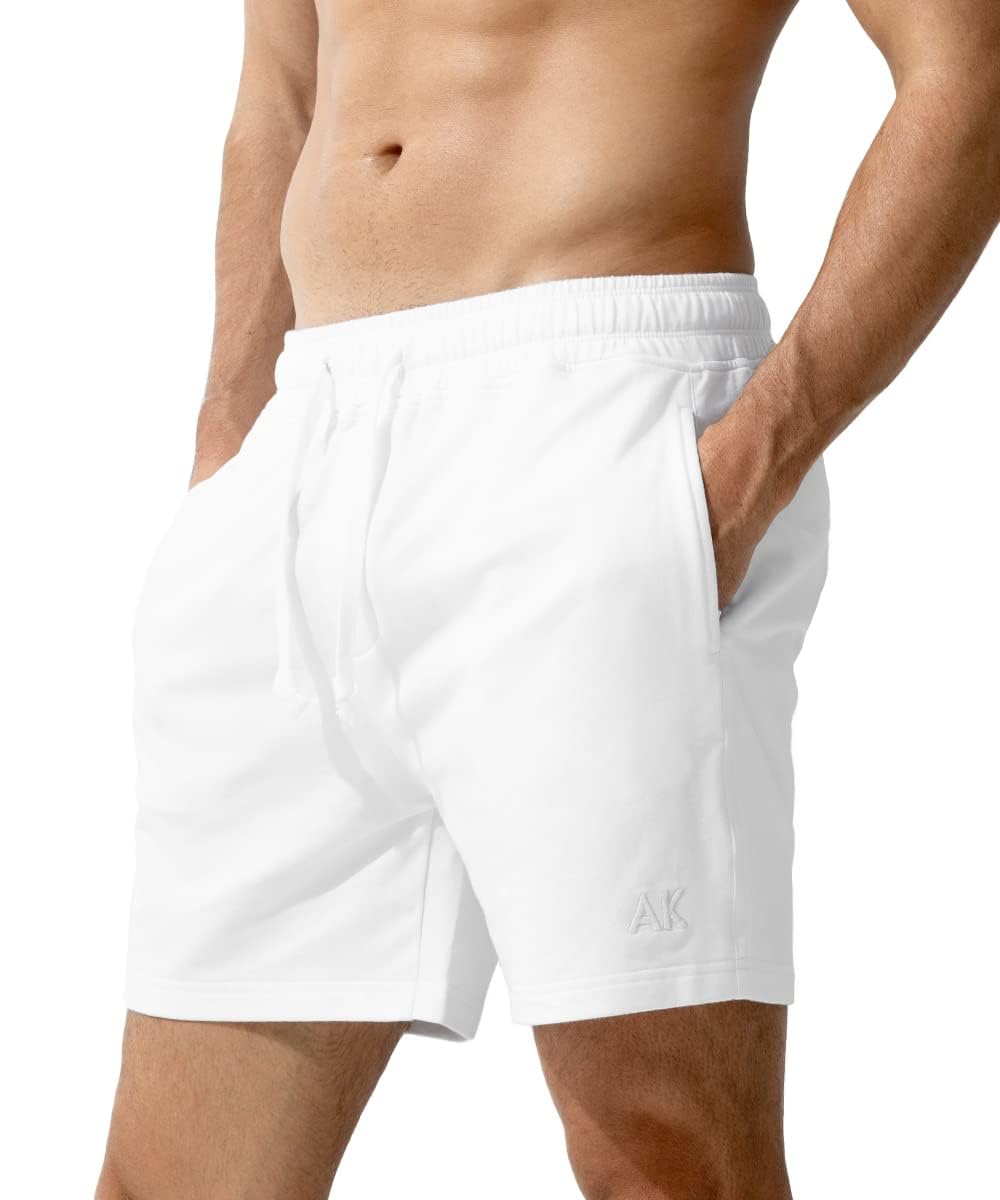 Mens Cotton Sweat Shorts 5 Inch Summer Shorts
