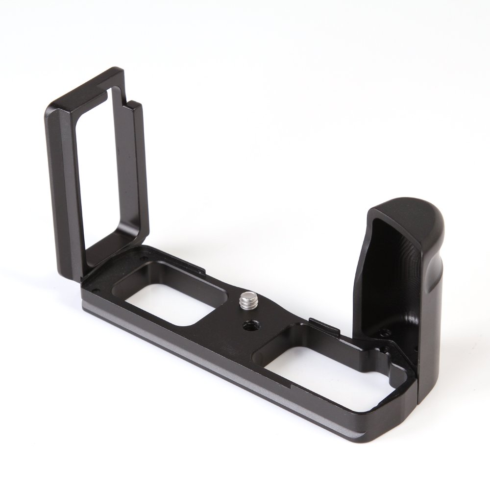 FOTGA LB-EM5II Plateau Rapide Hand Grip L Support Quick Release Plate pour Tête trépied Olympus Om-d E-m5 Em5 Mark II