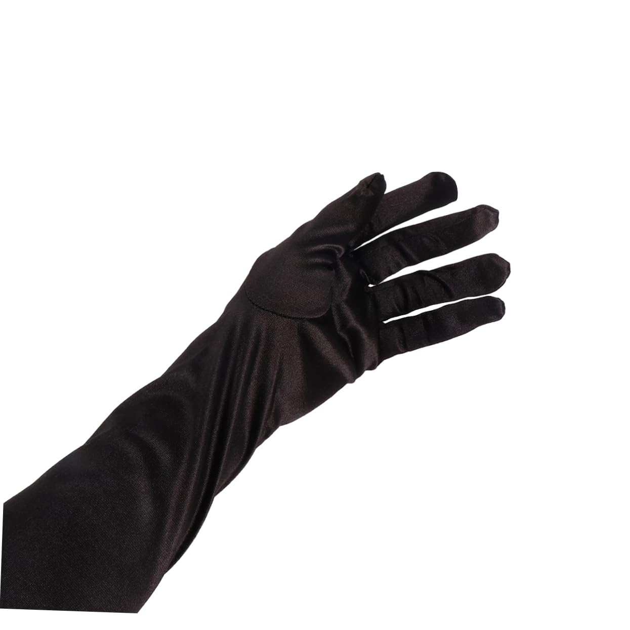 VALICLUD 6 Pares Guante Largo Mitones Negros Guantes de Mujer Guantes de Moda Guantes Comodos Mitones de Damas Guantes Largos de Licra Guantes de Opera Cubierta Protectora Codo Mangas