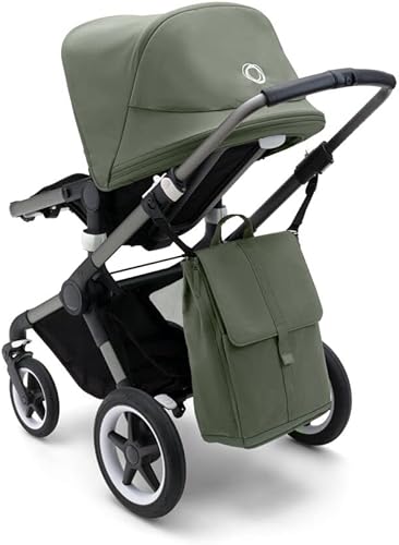 Miniatura 3 de Bugaboo Mochila cambiadora repelente al agua y telas 100% recicladas con cambiador portátil, verde bosque