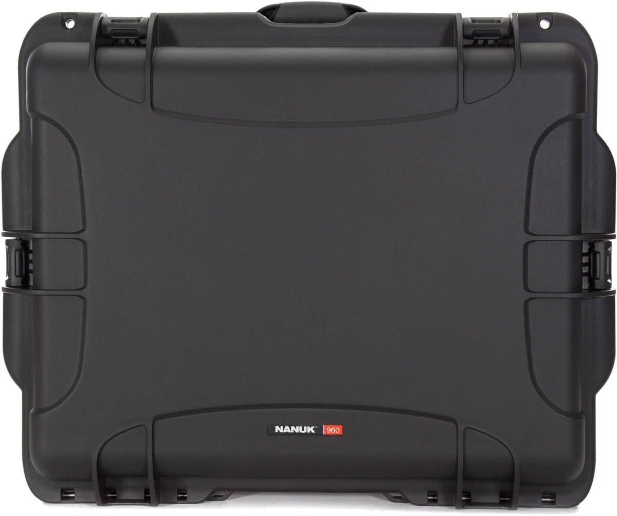 NANUK 960 Waterproof Hard Case with Wheels and Foam Insert - Black - Image 7