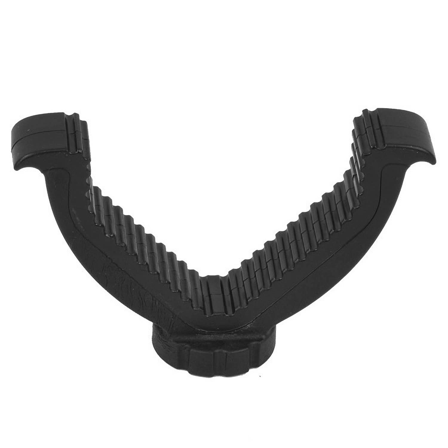 Rifle Shooting Rest V Yoke Bracket V Shaped Rack with 1/4 Inch Camera Thread Socket for Monopod & Tripod