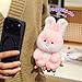 Ditucu Palm-Sized Bunny Stuffed Animals Cute Soft Rabbit Plush Doll Small Plushies Toys Gifts for Kids Pink 6 inch