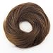 MERRYLIGHT Donut Chignon Messy Bun Hair Piece Hairpieces Hairpiece Scrunchy (Mixed Golden Brown-T4/12)