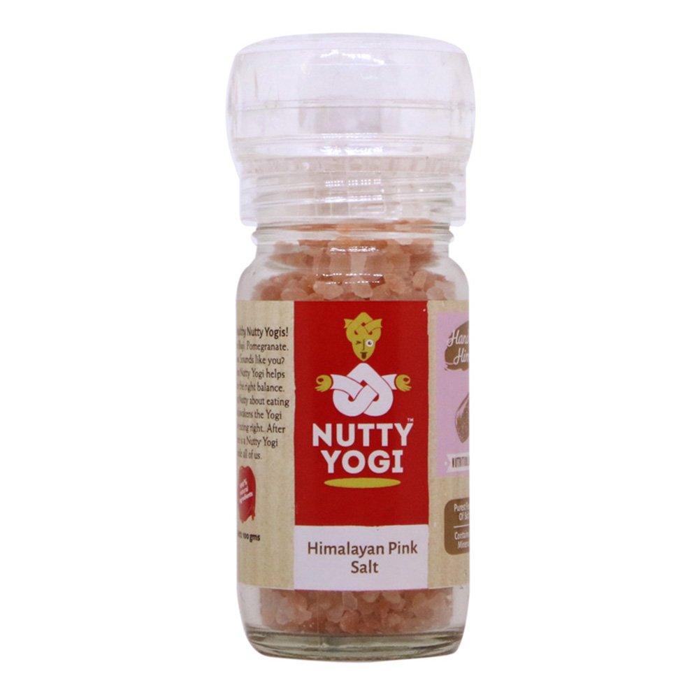 Nutty YogiHimalayan Pink Salt with Crusher, 100g