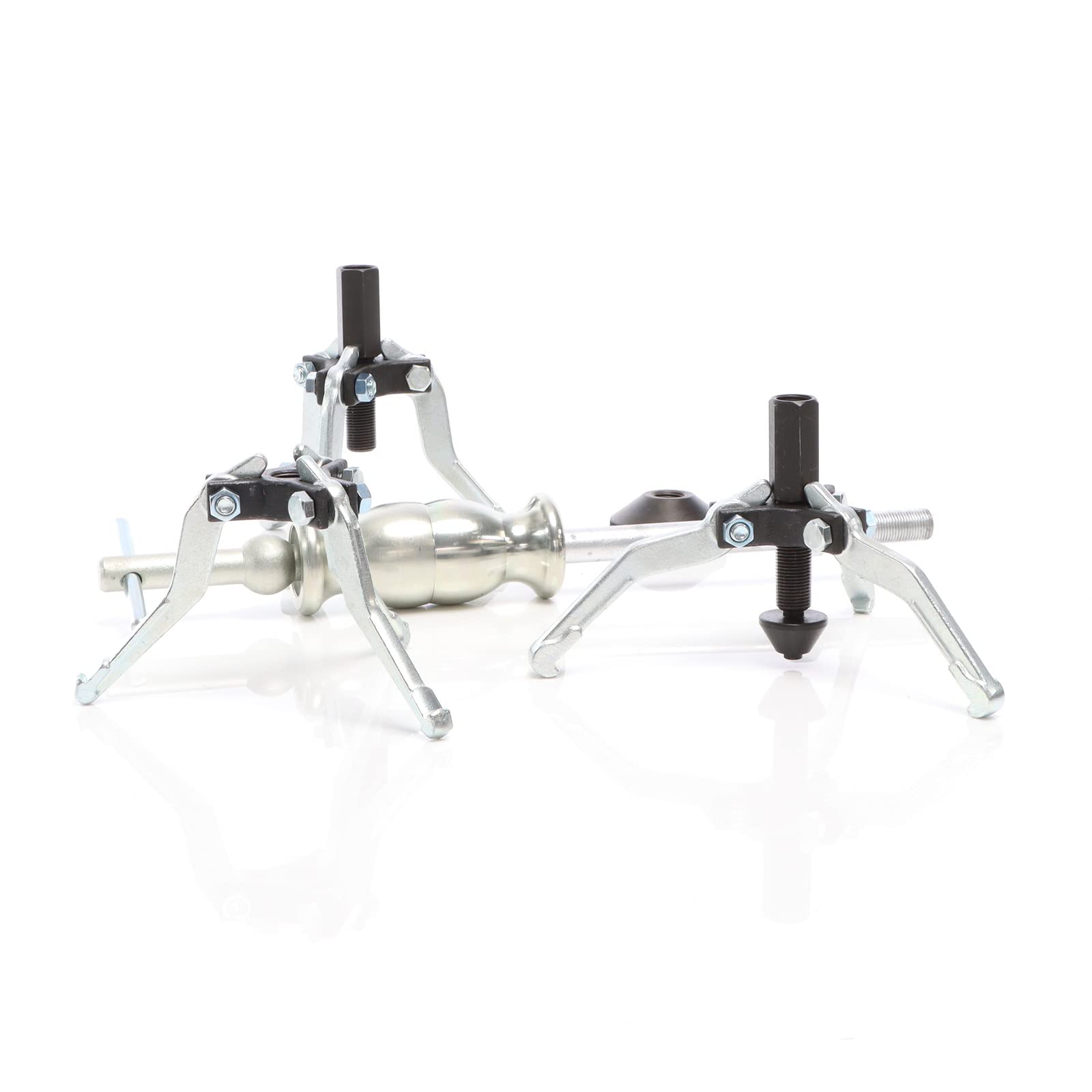 XPOtool Set 5 Pezzi estrattori a 3 Bracci per Cuscinetti Interni ed Esterni con Martello Scorrevole