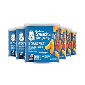 Gerber Lil’ Crunchies, Apple Sweet Potato, 1.48 Ounce (Pack of 6)