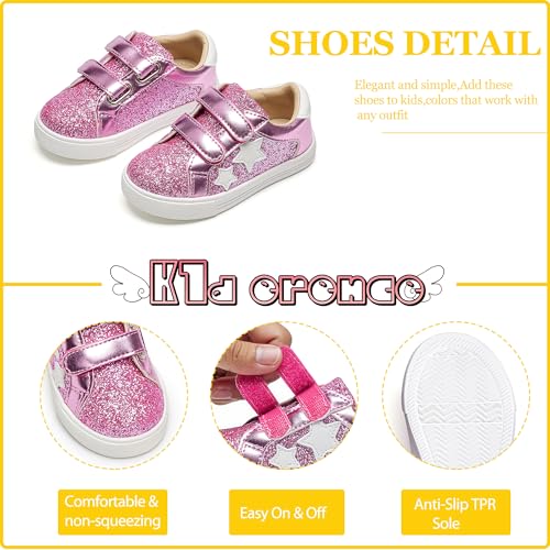 Kiderence Toddler Girls Sneakers Little Running Sports Shoes(Toddler/Little Kids)4