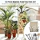 13 Stück Gartenwerkzeug Set, Gartenwerkzeug mit Aufbewahrungsbeutel, Bonsai Werkzeug, Bonsai Zubehör, Bonsai Werkzeug Set Geeignet für Innen und Außenbereich Blumen Garten Gemüse Pflanzen (Schwarz)
