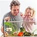 CORHAD 6pcs Acrylic Fish Food Feeders with Cups for Tank Feeding and Convenient Design for Freshwater Environments
