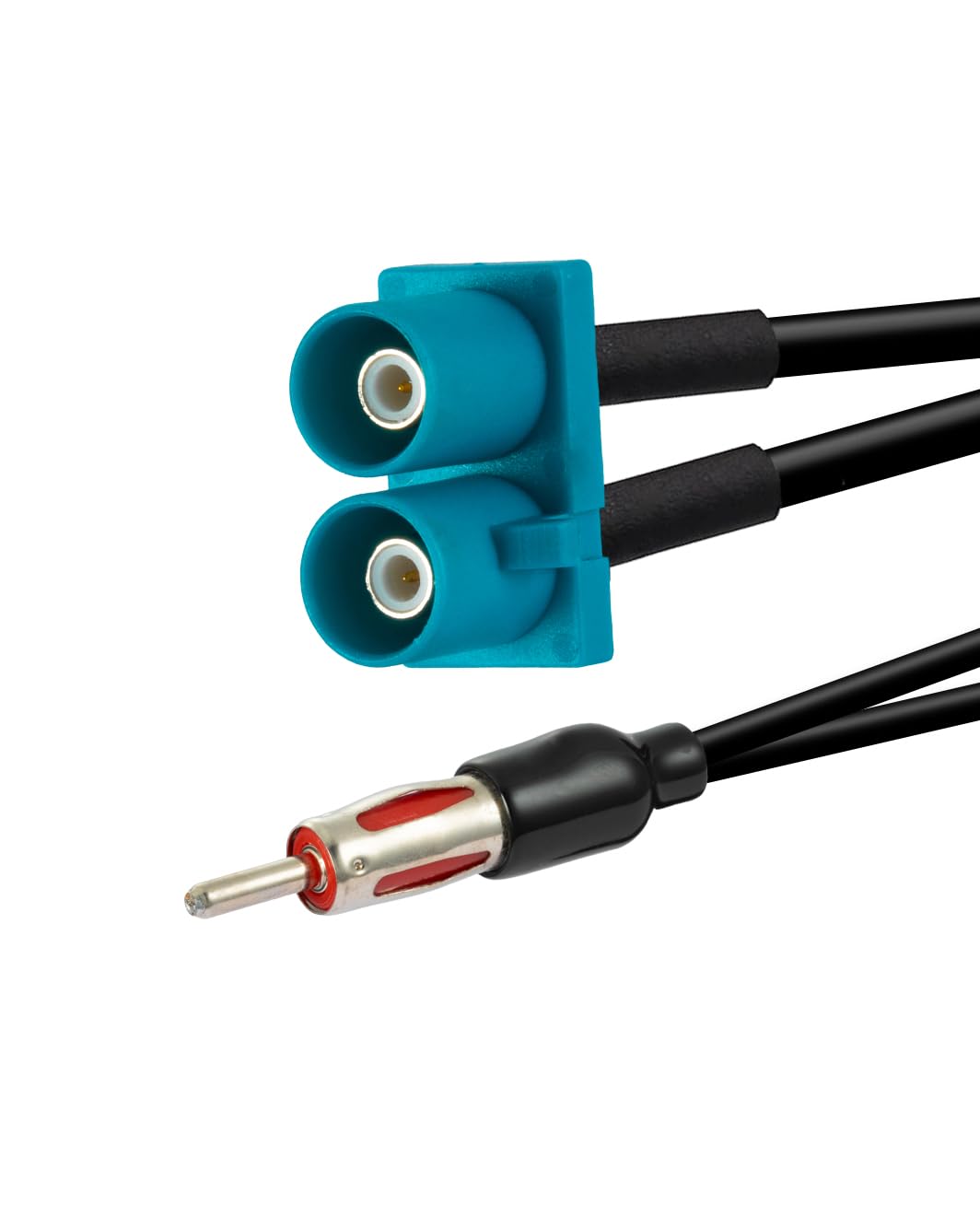 Cavo Adattatore Doppio Fakra Z A DIN Maschio - 30cm, Per Antenne Radio FM/AM