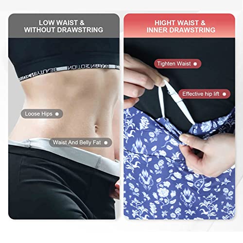 Caisuedawn Floral Knee Length Skorts Skirts For Women Tennis Modest Athletic Skirts With 5 Pockets For Golf Sport Workout, Blue L #TOP4