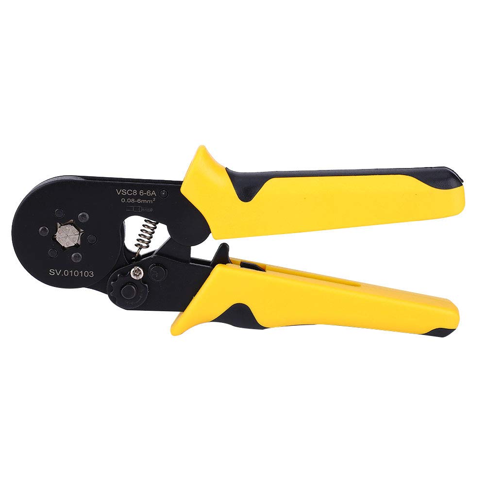 Szczypce do zaciskania Stal węglowa Precyzyjne narzędzie ręczne do izolowanych, nieizolowanych końcówek Ergonomiczny uchwyt Trwały 0,08 6 mm AWG26 10