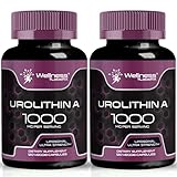 Urolithin A Supplement Capsules 1,000mg 98.9% Pure, Longevity and Anti-Aging Support Pack of 2