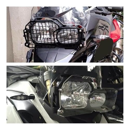 Calandre garde couverture phare F800GS finition acier premium - 2