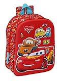 CARS - Mochila de Guardería 3D, Fácil Limpieza, Ideal para Niños de Diferentes Edades, Cómoda y Versátil, Calidad y Resistencia, 22x10x27 cm