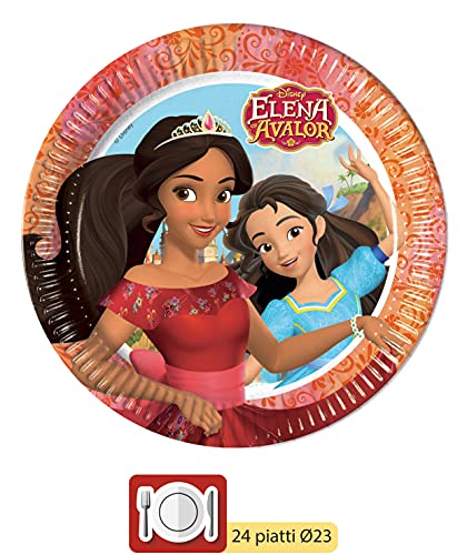 Kit Party Tavola Disney Elena di Avalor per 24