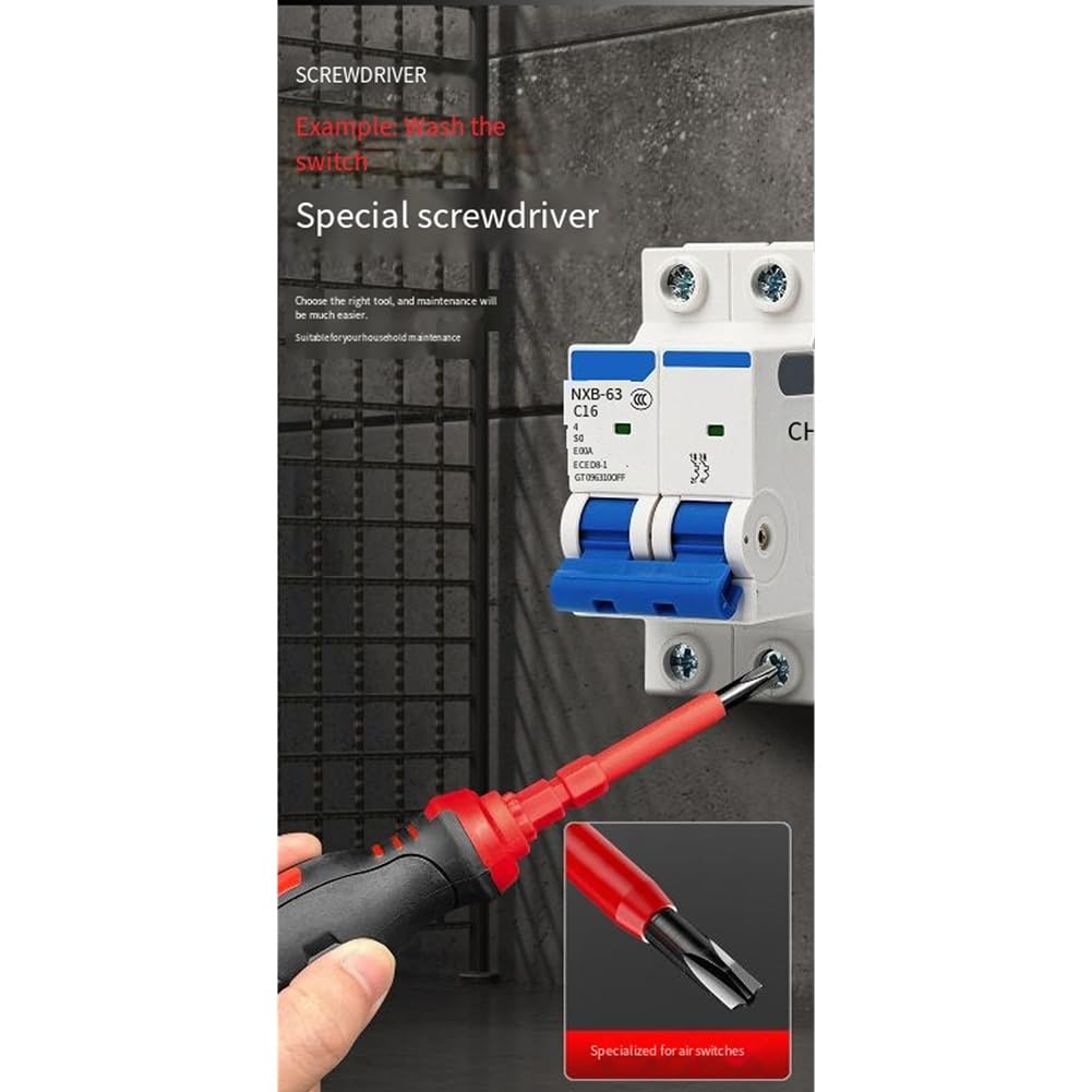 Juego de Destornilladores Eléctricos Aislados de 1000V - Juego Profesional de Destornilladores Eléctricos