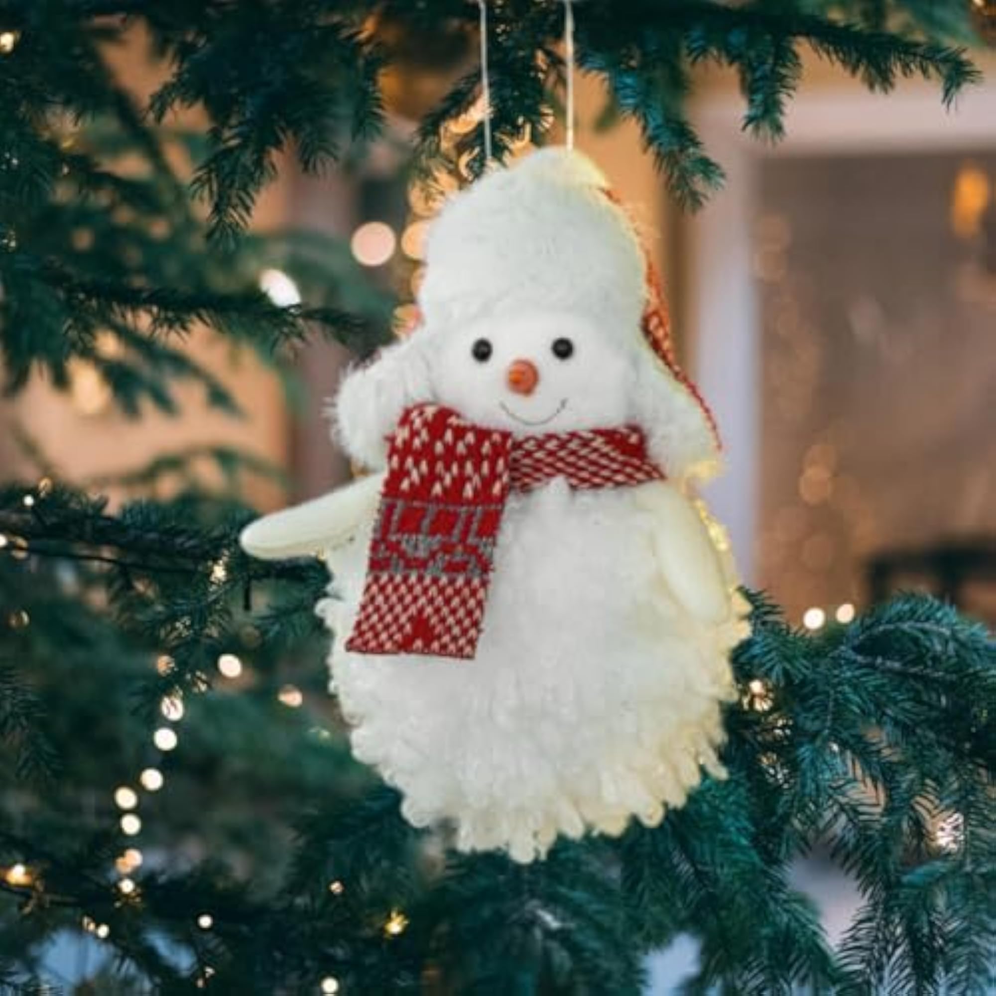 Cute Christmas Snowman Pendant Hanging Ornament