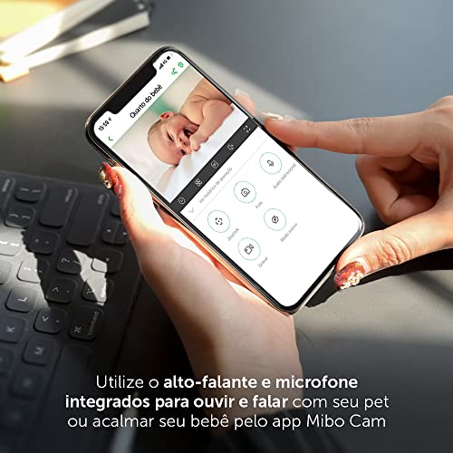 Câmera Inteligente Interna Compatível com Alexa Wi-fi Full HD iM3 C Preto Intelbras