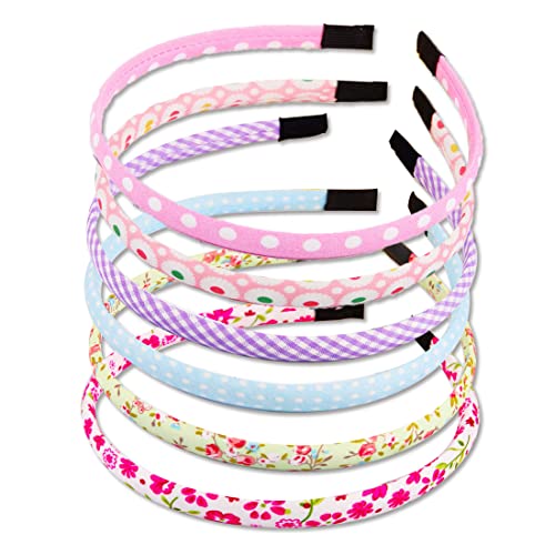 Kleinkind-Mädchen-Blumen-Stirnbänder, 6Stück, Blume Krone &...