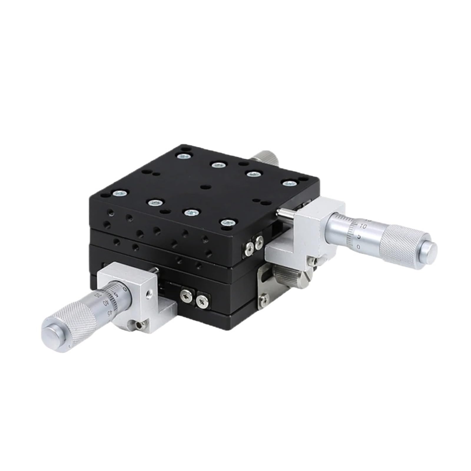 WNVXJGNSO Sliding Table XY Axis Sliding Table 60x60mm LY60-R/LY60-L/LY60-C Linear Platform Sliding Table Manual Displacement Platform(LY60-R)