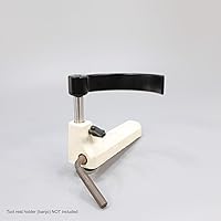 Vista 2 de Soporte de herramientas curvado de 5 pulgadas de diámetro para girar cuencos pequeños en torno de madera, poste de 5/8 pulgadas de diámetro