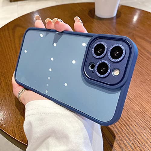 Coque iPhone 12 Pro antichoc paillettes bleues idéale pour sécuriser votre téléphone en soirée