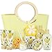 Green Canyon Spa Limone Confezione Regalo Donna 10 PCS, Idee Regalo da Bagno o Doccia, Diffusore di Canna, Crema Mani, Bagnoschiuma, Corpo Lozione, Sali da Bagno, Regalo per Compleanno